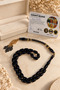 Specially Crafted Zeyve Amber Prayer Beads – with Certified Metal Tassel – Black - 4
