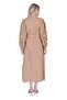 Embroidered Sleeve Dress Camel - 3