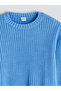 Rmz Gi̇yi̇m Farkiyla Zero Roba Collar Girls' Knitwear Sweater - 3
