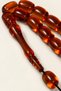 A. Kadir Bayraklı Master Craftsmanship Fire Amber Prayer Beads – Dark Orange - 2
