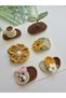 Ready for Fall Baby Shower Baby Gift Pinterest Combinations Hairless Baby Hairpin 6-Piece Mixed Sets Handmade Knitted Organic Baby Hair Accessories - 5