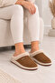 Slc K-1300 Soft Wool Winter Warm Women's House Slippers with Fur Inside - 3