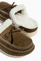 Arvon Fur-Lined Comfortable Sole Winter Women's House Slippers - 5