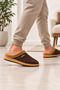 Slc 1705 Soft Wool Inside, Warm Winter Men's House Slippers - 5
