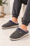 Slc 1705 Soft Wool Inside, Warm Winter Men's House Slippers - 2