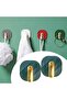 ®   2-Piece Adhesive Retro Hanger Cabinet Door Handle Green