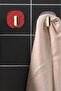 ®   2-Piece Adhesive Retro Hanger Cabinet Door Handle Red - 7