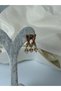 Steel Earrings Xox Model with Zircon Stone Hanging - 4