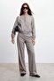 Zippered bomber jacket set