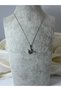 Steel Necklace with Zircon Stone Airplane Model - 5
