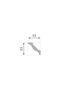 Decorative polystyrene strip B-9, 2 m - 2