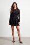 Lace Detailed Mini Dress