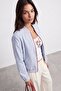 Pocketed Elastic Striped Jacket - 3