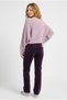 Women's Bearded Knitwear Sweater Boat Neck Batwing Sleeve Soft Textured - 4