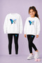 Children's Crew Neck Sweatshirt and Skinny Leggings Set – Winter Top and Bottom Set