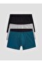 Cotton Flexible Men's 3-Piece Boxer Set (S6)