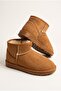 Warm and Water-Resistant Women's Autumn and Winter Daily Use Trendy Short Mini Thin-Soled Boots with Fur Inside - 3