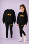 Children's Crew Neck Sweatshirt and Skinny Leggings Set – Winter Top and Bottom Set