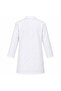 Unisex White Lab Coat with Long Sleeves, Button-Front Closure, Notched Collar and 3 Pockets for Laboratory, Medical, School and Art Use - 2