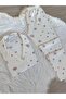 Snowflake Patterned Soft Feel Long Sleeve Knitted Pajama Set - 2