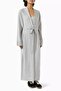 Merino Silk Long Cardigan, Cardigan with Belt and Soft Texture
