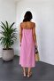 Women's Soft Modal V-Neck Thin Strap Casual Basic Long Dress - 3