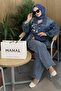 Bead Embroidered Denim Jacket - 3