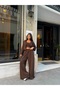 Women's Hooded Zippered Bottom Top Set