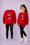 Crew Neck Children's Sweatshirt and Skinny Leggings Set – Winter Top and Bottom Set