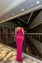 Sandy Tek Balık Evening Dress Shoulder Fabric Dress Cut - 4