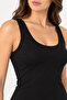 Women's 2-Piece Modal Cotton Wide Strap Ribbed Basic Undershirt Set Flexible Daily Underwear - 4