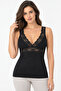 Women's 2-Piece Modal Cotton V-Neck Lace Detailed Wide Strap Undershirt Set Flexible Daily Underwear - 8