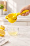 Yellow Manual Lemon Squeezer – Practical Citrus Juicer with Ergonomic Handle - 2