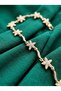 Stone Star Patterned Chain Bracelet - 4