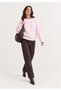 Essentials Pinkbasic Wide Fit Soft Textured Knitwear Sweater - 3
