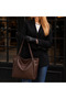 Set of 2 Large Size Women's Shoulder Bags with Zipper and Large Internal Volume Daily Shopper Bags - 3
