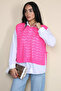 Fuchsia Gülseli Women's Side-Tie Knit Sweater