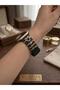 Smart Watch Accessory Charm Watch Accessory Silicone Band Compatible – Gold Gemstone Accessory Set, Set of 5 with Gemstone Figures, Moon Key Figure, Gift and Stylish Jewelry Models - 2