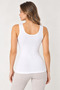 Women's 3-Piece Bamboo Elastane Wide Strap Basic Undershirt Set Flexible Daily Underwear - 5