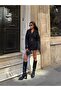 Women's Stand Collar Belted Short Trench Coat - 3