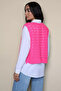 Fuchsia Gülseli Women's Side-Tie Knit Sweater - 4