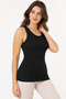 Women's 3-Piece Viscose Report Camisole Wide Strap Athlete Set Flexible Daily Underwear - 4