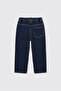 Baby Boy Blue Jeans with Adjustable Elastic Waist - 2