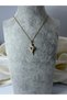 Steel Necklace with Zircon Stone Snake Model - 5