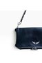 Sarel Double Strap Foldable Hand, Shoulder and Crossbody Bag Black - 5