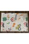 Zorlutekstil Taç Çiftlik Pattern Flannel Flannel Pillowcase 2 Pieces - 2