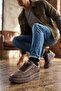 M-26612 Men's Sneakers Shoes Brown