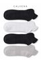 96% Cotton Men's Short Mesh-Ear Socks with Elastic Midsole, Seamless, Scented, Washable, Premium Quality, 4 Pairs, 4 Colors Socks
