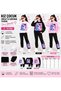 Girl's Printed Sweatshirt Tracksuit Set 100% Cotton - 3