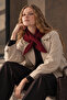 Knitwear Triangle Women's Snap-On Neck Collar Scarf Soft Textured Winter Stylish Accessory - 3